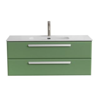 База под раковину Cezares подвесная с двумя выкатными ящиками, Фисташковый Софт, 1000x457x500, ECO-CER-N-1000-2C-SO-PS-P